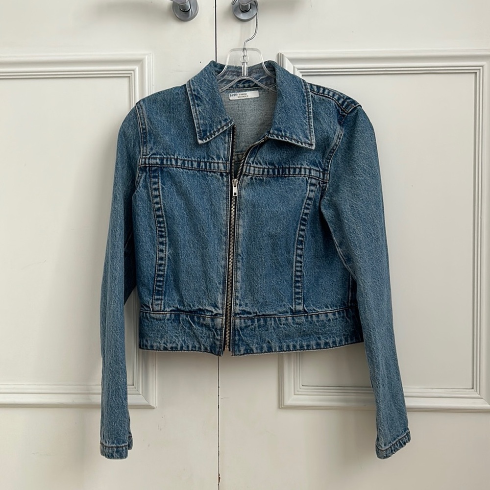 Zip Up Brandy Melville Jean Jacket